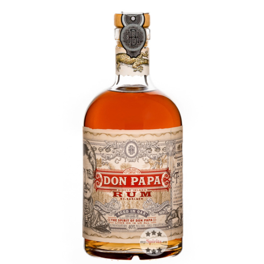 Don Papa Rum 7 Philippinischer Single Island Rum / 40 % vol / 0,7 Liter-Flasche