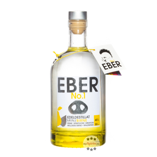 Eber No.1: MinzBirne Schnaps / 40 % Vol. / 0,5 Liter - Flasche