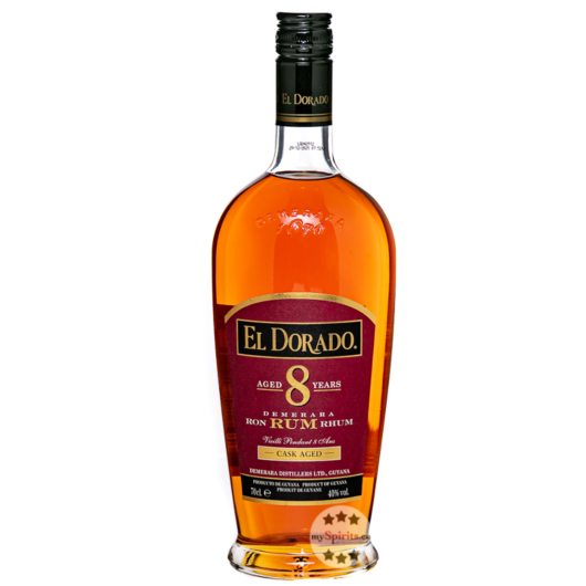El Dorado 8 Years Demerara Rum / 40 % Vol. / 0,7 Liter-Flasche