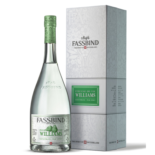 Fassbind Williams Fine Eau de Vie / 41 % vol / 0,7 Liter-Flasche