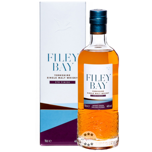 Filey Bay STR Finish Yorkshire Single Malt Whisky / 46 % Vol. / 0,7 Liter-Flasche in Geschenkkarton