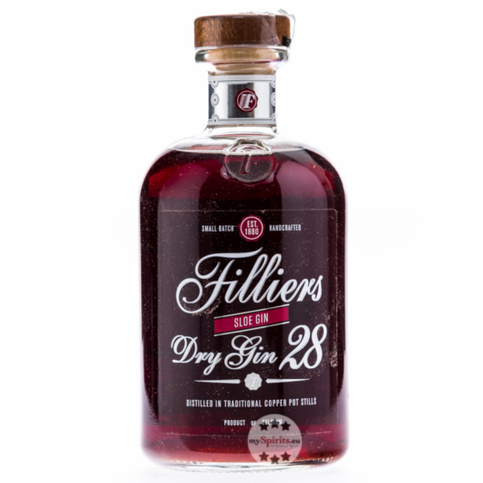 Filliers Dry Gin 28 Sloe Gin / 26 % vol. / 0,5 Liter-Flasche