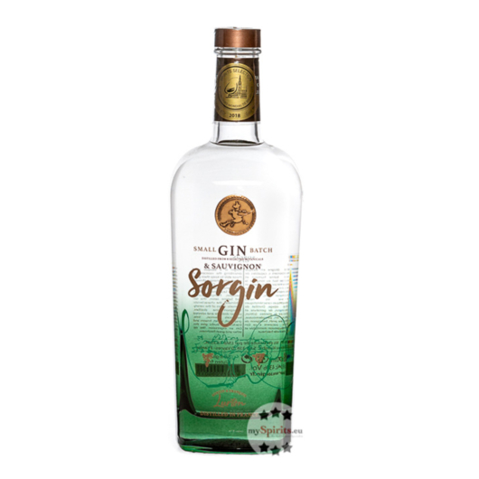 François Lurton: Sorgin Small Batch Gin & Sauvignon / 43 % Vol. / 0,7 Liter-Flasche