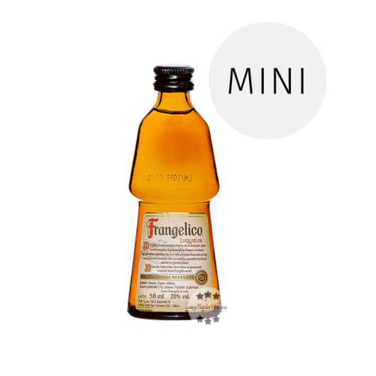 Frangelico Liqueur Haselnusslikör Mini / 20 % Vol. / 0,05 Liter-Flasche