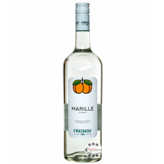 Freihof 1885 Marillen Schnaps / 38 % vol. / 1,0 Liter-Flasche