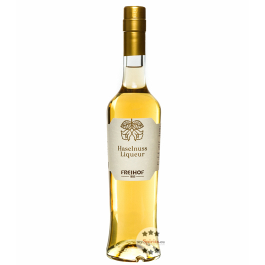 Freihof Haselnuss Liqueur - Haselnuss-Likör aus Österreich / 22,5 % vol. / 0,5 Liter-Flasche