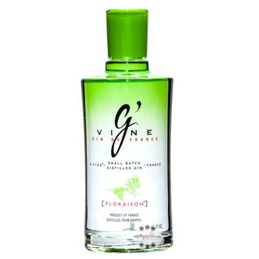G’Vine Gin Floraison Small Batch Distilled Gin / 40 % Vol. / 1,0 Liter-Flasche