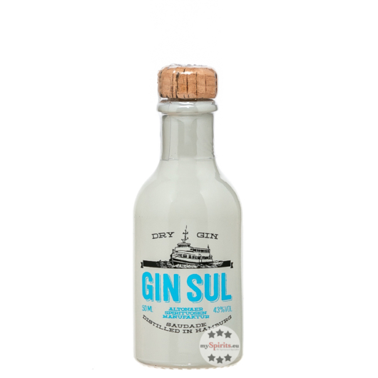 Gin Sul Dry Gin Mini / 43 % vol / 0,05 Liter-Flasche