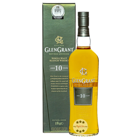 The Glen Grant 10 Jahre Single Malt Scotch Whisky / 40 % Vol. / 0,7 Liter-Flasche in Geschenkbox