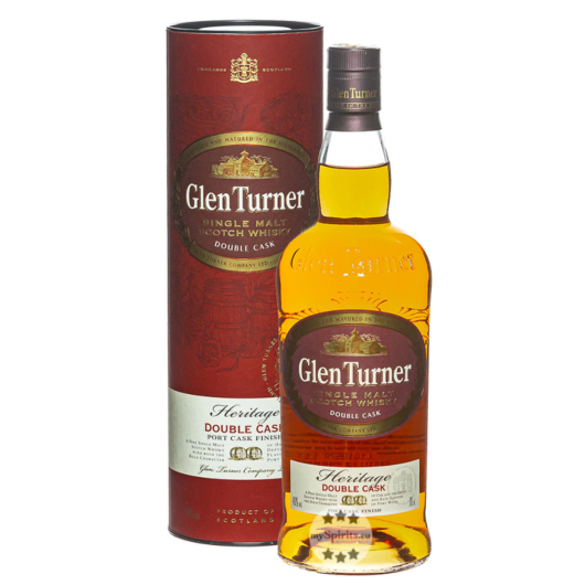 Glen Turner Heritage Double Cask Single Malt Scotch Whisky / 40 % Vol. / 0,7 Liter-Flasche in Geschenkdose