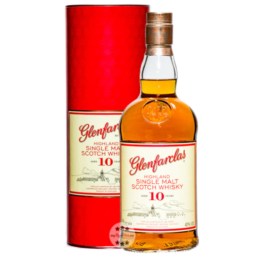 Glenfarclas 10 Jahre Highland Single Malt Scotch Whisky / 40 % Vol. / 0,7 Liter-Flasche