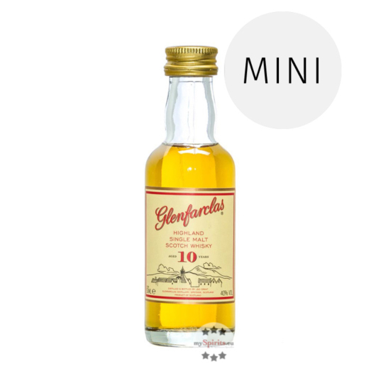 Glenfarclas 10 Jahre Whisky / 40 % Vol. / 0,05 Liter-Flasche