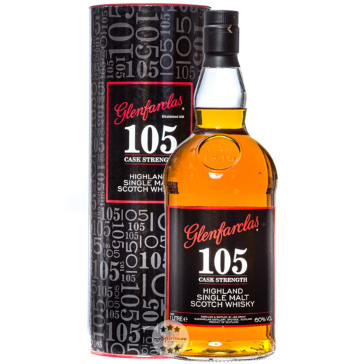 Glenfarclas 105 Cask Strength Highland Single Malt Whisky / 60 % vol / 1,0 Liter in GP