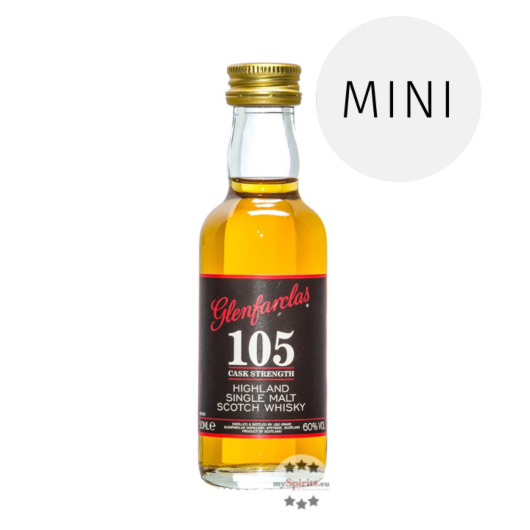 Glenfarclas 105 Cask Strength Whisky / 60 % Vol. / 0,05 Liter-Flasche