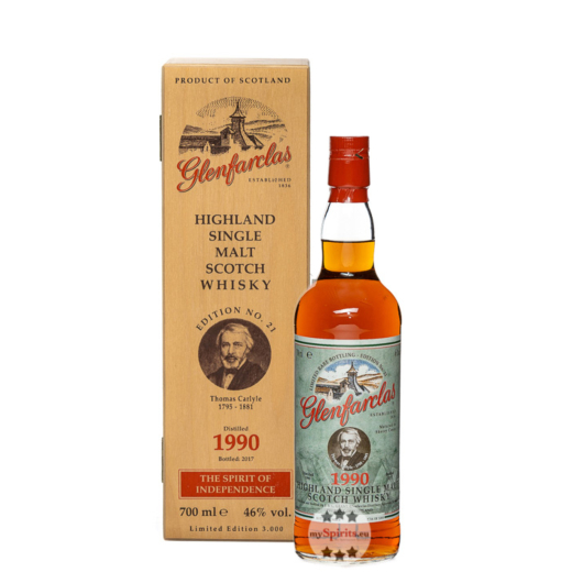 Glenfarclas 1990/2017 Ed. No. 21 Highland Single Malt Scotch Whisky / 46 % Vol. / 0,7 Liter in Holzbox - WHISKY CLUB