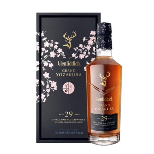 Glenfiddich Grand Yozakura 29 Jahre Single Malt Scotch Whisky / 45,1 % vol / 0,7l in Geschenketui