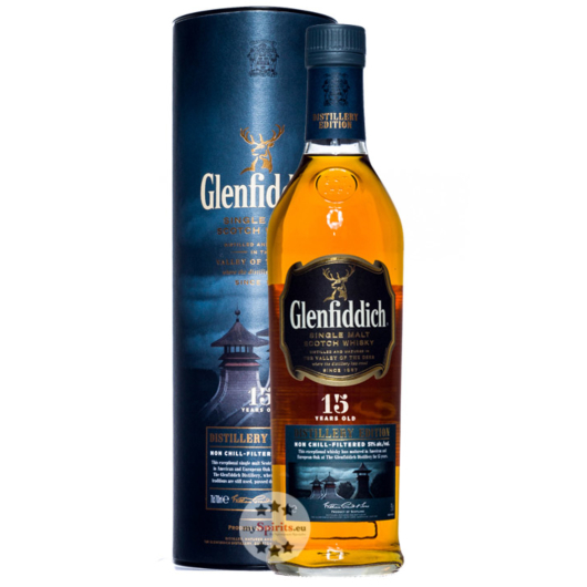 Glenfiddich Distillery Edition 15 Jahre Single Malt Scotch Whisky / 51 % vol. / 0,7 L Flasche in GP