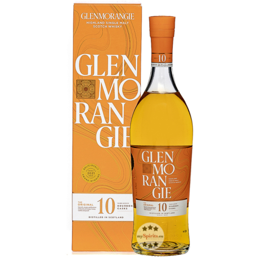 Glenmorangie 10 Jahre The Original Highland Single Malt Scotch Whisky / 40 % vol / 0,7 Liter in Geschenkbox