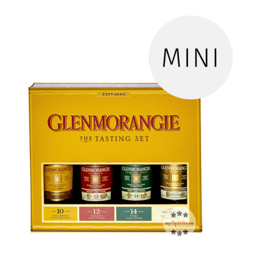 Glenmorangie The Tasting Set Whisky-Probierset / 40 - 46 % Vol. / 4 x 0,1 Liter-Flasche in Geschenkbox