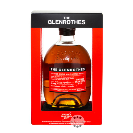 The Glenrothes Maker's Cut Soleo Collection Speyside Single Malt Scotch Whisky / 48,8 % Vol. / 0,7 Liter-Flasche in Geschenkbox