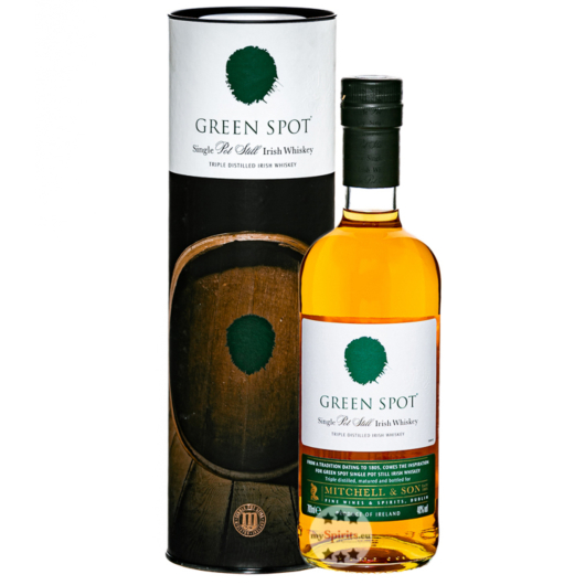 Mitchell & Son Green Spot Single Pot Still Irish Whiskey / 40 % Vol. / 0,7 Liter-Flasche in Geschenkbox