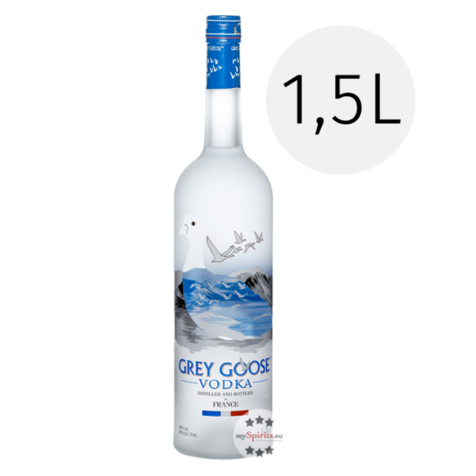 Grey Goose Vodka / 40 % Vol. / 1,5 Liter-Flasche