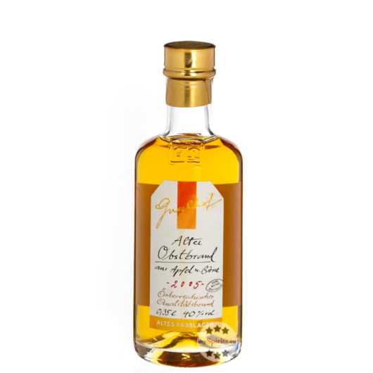 Guglhof: Alter Obst Brand - Jahrgangsbrand / 40% Vol. / 0,35 Liter - Flasche