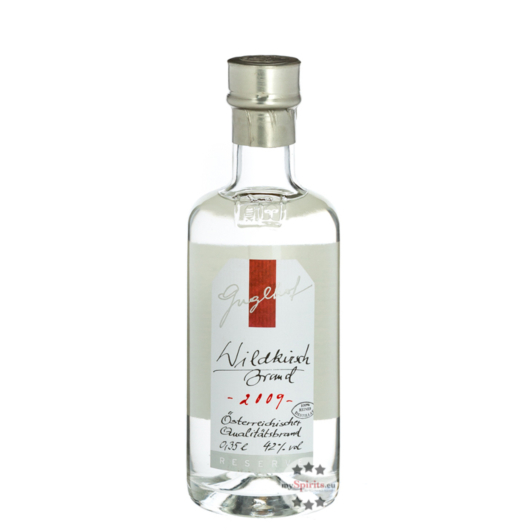 Guglhof: Wildkirsch Brand - Jahrgangsbrand / 43% Vol. / 0,35 Liter - Flasche