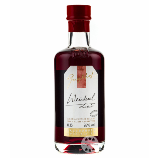 Guglhof Weichsel Likör - Sauerkirschlikör / 26 % Vol. / 0,35 Liter-Flasche