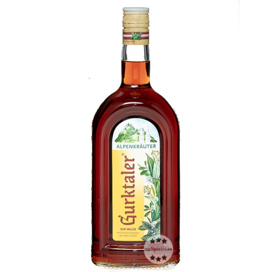 Gurktaler Alpenkräuter Kräuterlikör / 27 % vol. / 1,0 Liter-Flasche