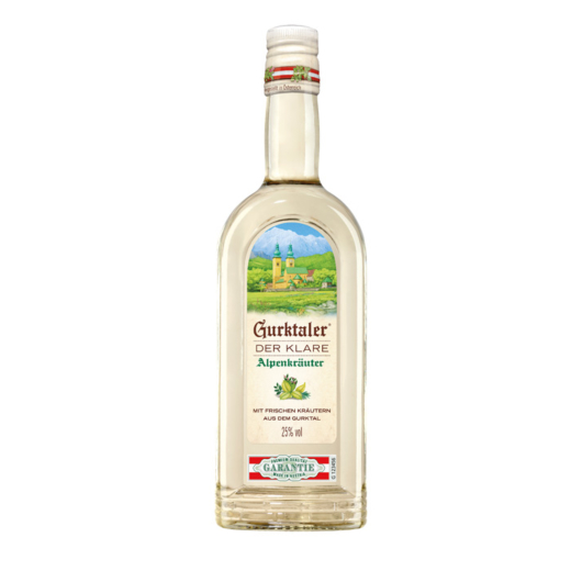 Gurktaler Alpenkräuter Der Klare / 25 % Vol. / 1,0 Liter-Flasche