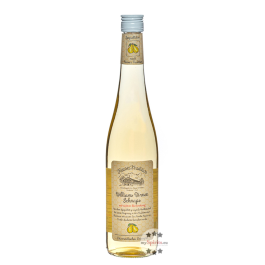 Hauser Tradition Williams Birnen Schnaps mit Honig / 35 % Vol. / 0,7 Liter