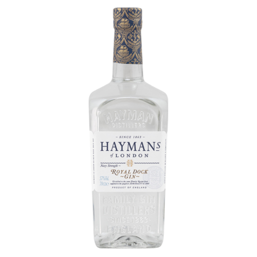 Hayman's Royal Dock Gin Navy Strength Gin aus England / 57 % vol. / 0,7 Liter-Flasche 