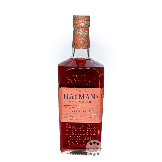 Hayman’s Sloe Gin Bittersüßer Schlehen-Gin aus England / 26 % vol. 0,7 Liter-Flasche