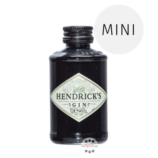 Hendrick‘s Gin Mini / 44 % Vol. / 0,05 Liter-Flasche