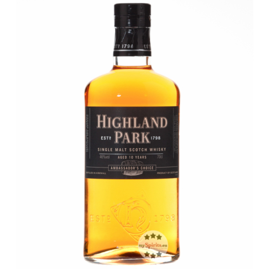 Highland Park 10 Jahre Ambassador’s Choice Single Malt Scotch Whisky / 46 % Vol. / 0,7 Liter-Flasche