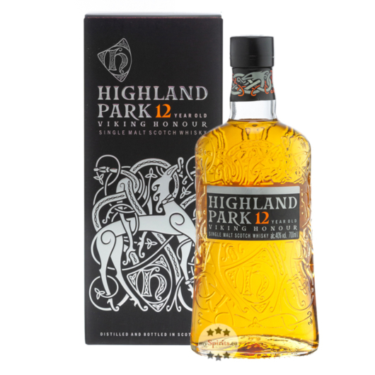 Highland Park 12 Jahre Single Malt Scotch Whisky / 40 % Vol. / 0,7 Liter-Flasche in Geschenkpackung