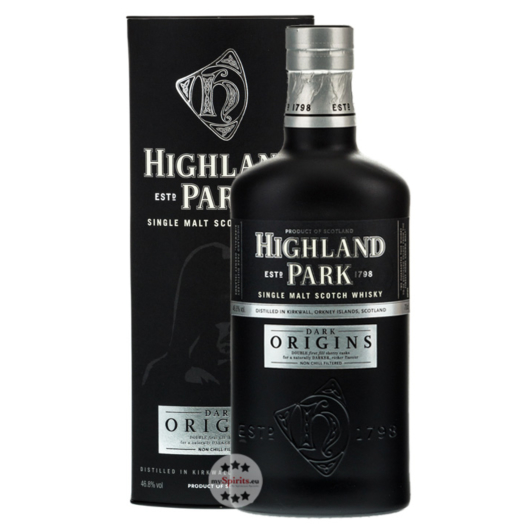 Highland Park Dark Origins Single Malt Scotch Whisky / 46,8 % Vol. / 0,7 L Flasche in Geschenkbox 