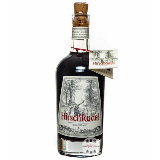 HirschRudel Kräuterlikör / 35 % Vol. / 0,5 Liter-Flasche