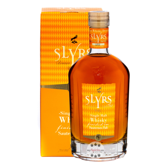 Slyrs Sauternes Fass Finish Whisky / 46 % Vol. / 0,7 Liter-Flasche