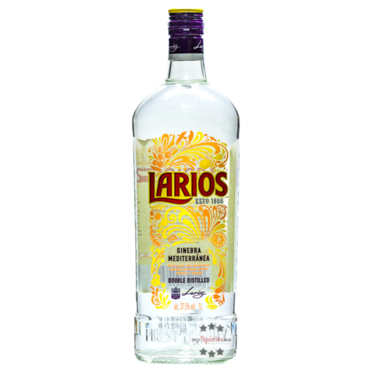 Larios Dry Gin / 37,5 % Vol. / 1,0 Liter-Flasche