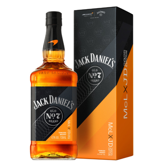 Jack Daniel’s McLaren McL x JD 2025 Edition Old No. 7 Tennessee Whiskey / 43 % vol / 0,7 l in Geschenkbox