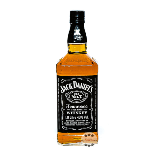 Jack Daniel's Old No. 7 Tennessee Whiskey / 40 % Vol. / 1,0 Liter-Flasche