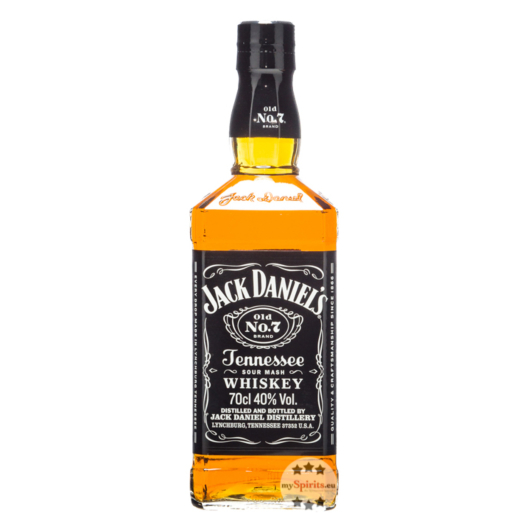 Jack Daniel’s Old No. 7 Tennessee Whiskey / 40 % Vol. / 0,7 Liter-Flasche