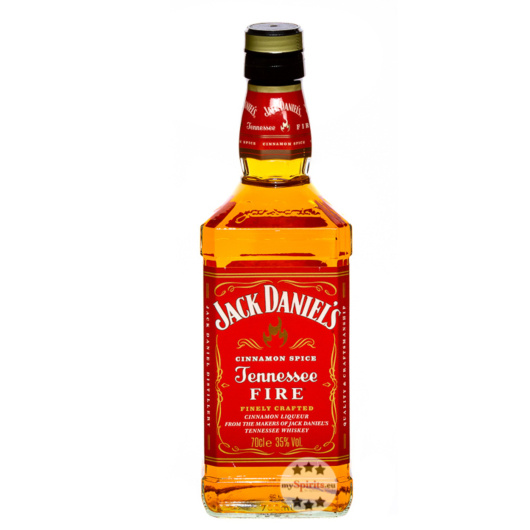 Jack Daniel's Tennessee Fire Cinnamon Zimt-Likör mit Whiskey / 35 % Vol. / 0,7 Liter-Flasche