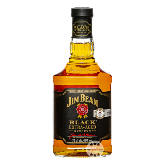 Jim Beam Black Extra Aged Bourbon Whiskey / 43 % Vol. / 0,7 Liter-Flasche