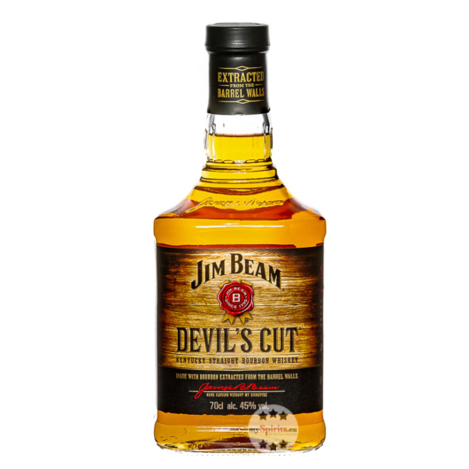 Jim Beam Devil’s Cut Kentucky Straight Bourbon Whiskey / 45 % Vol. / 0,7 Liter-Flasche