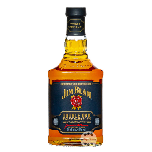 Jim Beam Double Oak Twice Barreled Bourbon Whiskey / 43 % Vol. / 0,7 Liter-Flasche