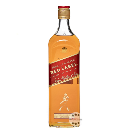 Johnnie Walker Red Label Blended Scotch Whisky / 40 % vol. / 1,0 Liter-Flasche