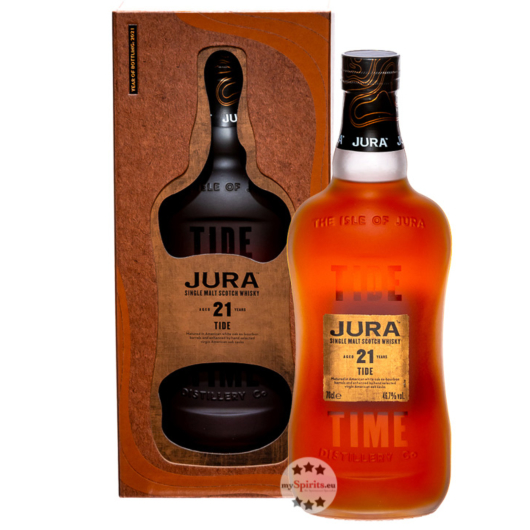 Jura 21 Jahre Tide Single Malt Scotch Whisky / 46,7 % Vol. / 0,7 Liter-Flasche in Geschenkbox